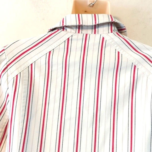 Chico's Striped Bi-Stretch Jacket - Picture 8 of 16